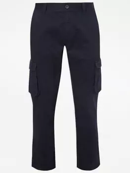 Брюки карго темно-синего цвета George., нави