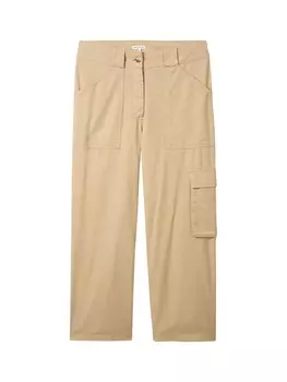 Брюки-карго TOM TAILOR Regular Cargo Pants, темно-бежевый