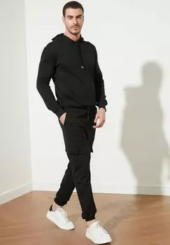 Брюки карго Trendyol, черные