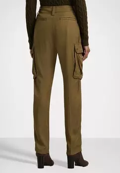 Брюки карго TWILL CARGO ANKLE PANT Lauren Ralph Lauren Petite, цвет Tan