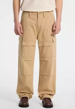 Брюки карго TWILL Guess, коричневый