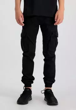 Брюки карго TWILL JOGGER Alpha Industries, цвет black