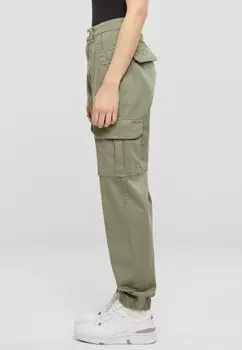 Брюки-карго TWILL UTILITY Urban Classics, зеленый