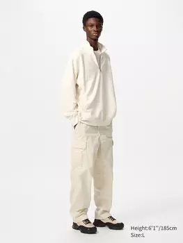 Брюки карго Uniqlo, цвет 01 белый