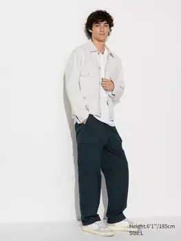 Брюки- карго Uniqlo, синий