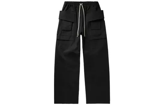 Брюки-карго унисекс черные Rick Owens Drkshdw, черный