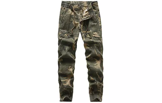 Брюки-карго унисекс Jeep, Camouflage Khaki