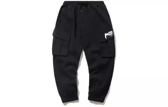 Брюки-карго унисекс New Standard черные Lining, черный