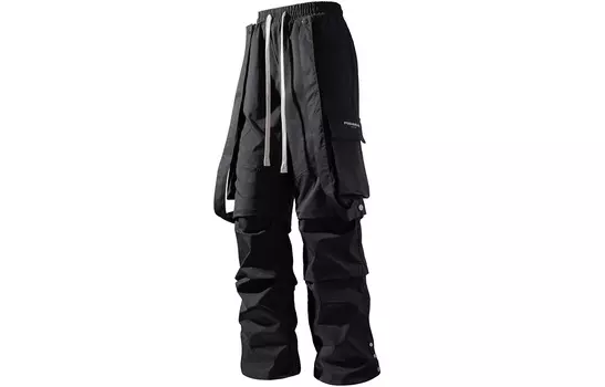 Брюки-карго унисекс Poshbrain, Белый