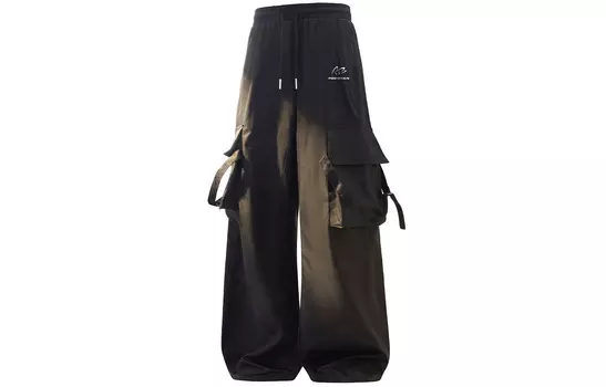 Брюки-карго унисекс Poshbrain, Черный