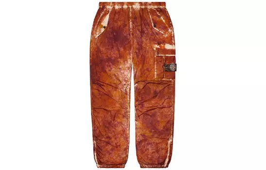 Брюки-карго унисекс Stone Island X Supreme, зеленый