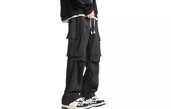 Брюки-карго унисекс TnTn, черный