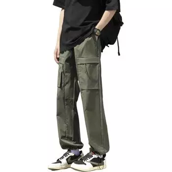 Брюки-карго унисекс TnTn, черный