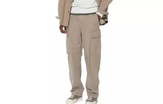Брюки-карго унисекс Uniqlo, оливковый