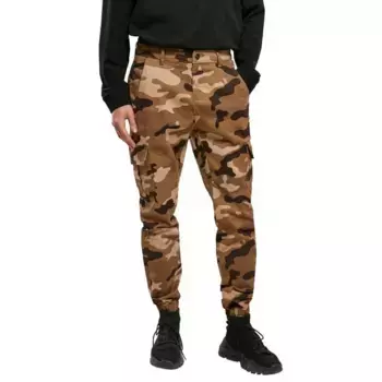 Брюки карго Urban Classics camo 2.0, зеленый