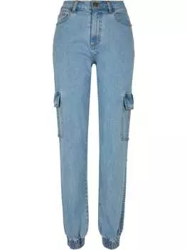 Брюки-карго Urban Classics, цвет clearblue bleached