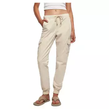 Брюки карго Urban Classics high waist, бежевый