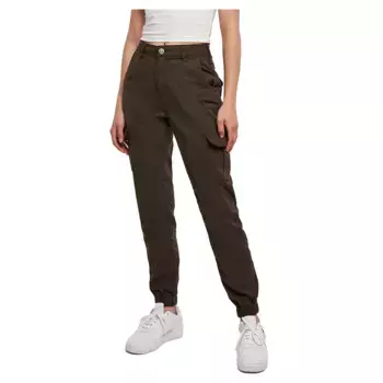 Брюки карго Urban Classics High Waist, коричневый