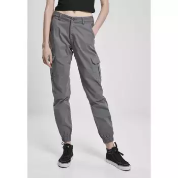Брюки карго Urban Classics High Waist, серый