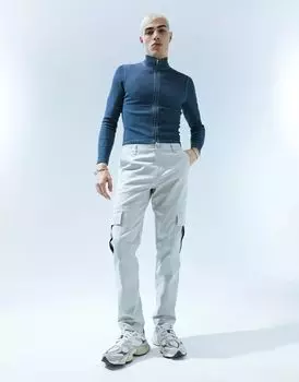 Брюки карго узкого кроя ASOS