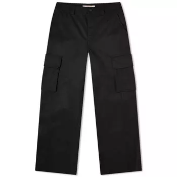 Брюки карго Valentino Relaxed Fit Cargos, черный