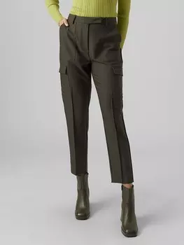 Брюки-карго Vero Moda, темно-зеленый