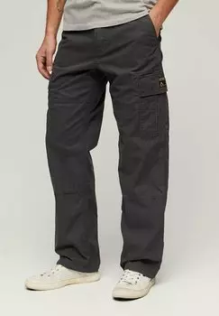 Брюки карго VINTAGE BAGGY Superdry, цвет washed black