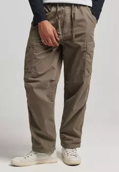 Брюки-карго VINTAGE PARACHUTE Superdry, цвет dark khaki