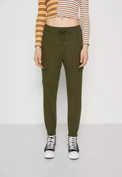 Брюки карго VMEVA ELASTIC DETAIL PANT Vero Moda, цвет riffle green