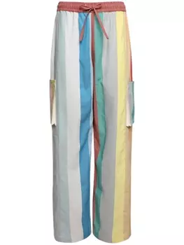 Брюки карго в полоску Marrakshi Life, бежевый