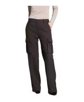 Брюки Карго в полоску, прямого кроя. Mason'S, синий