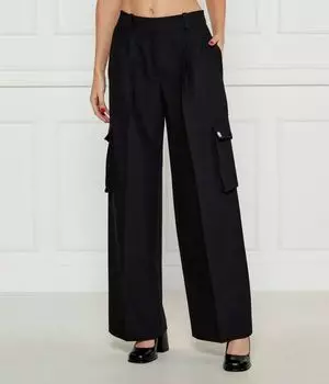 Брюки-Карго в ступице Flare fit Hugo, черный