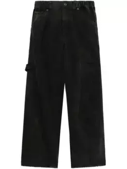 Брюки карго We11done, черный