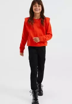 Брюки карго WE Fashion, черные