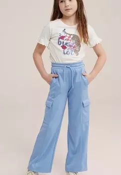 Брюки карго WE Fashion, синие