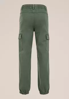 Брюки-карго WE Fashion, темно-зеленый