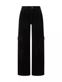 Брюки-карго WEEKDAY Loose fit Cargo Pants Julian, черный