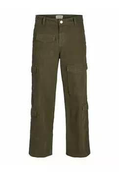 Брюки карго WIDE LEG FIT Jack & Jones, оливковый