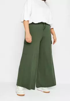 Брюки карго Wide Leg Yours Clothing, хаки