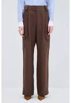 Брюки карго WITH POCKETS adL, коричневый