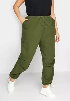 Брюки карго Yours Clothing, зеленый