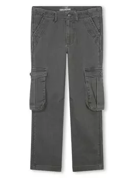 Брюки карго Zadig & Voltaire Kids, серый