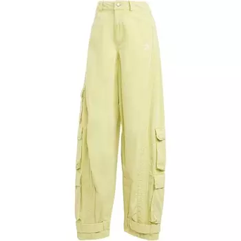 Брюки-карго женские ADILENIUM пастельно-желтого цвета Adidas Originals