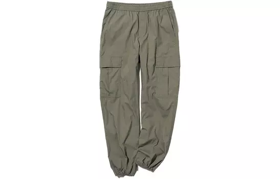 Брюки-карго женские Оливковые Uniqlo