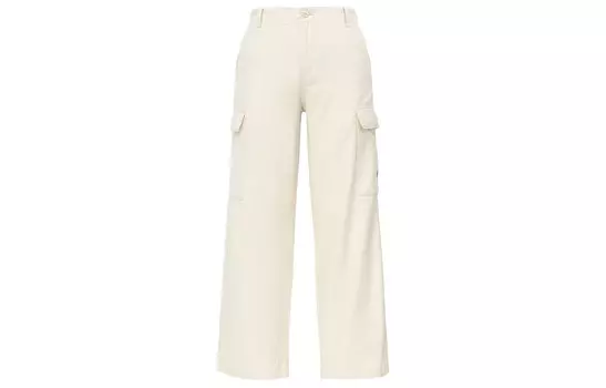 Брюки карго женские светло-бежевые Uniqlo