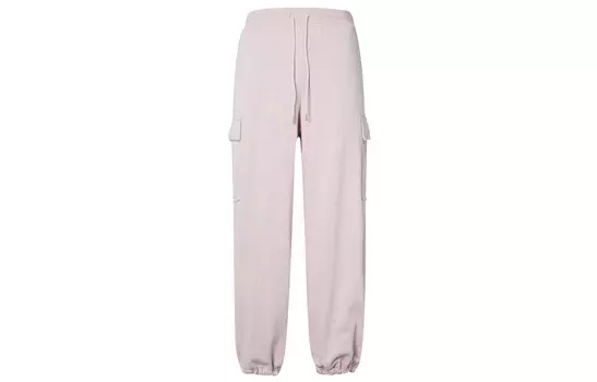 Брюки-карго женские Uniqlo, пастельно-розовый