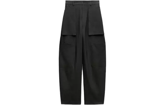 Брюки-карго женские зеленые Zara