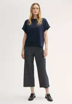 Брюки KARIERTE CULOTTE MIT TOM TAILOR, темно-серый