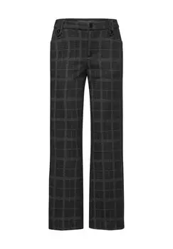 Брюки KARIERTE STRAIGHT LEG Street One, черный