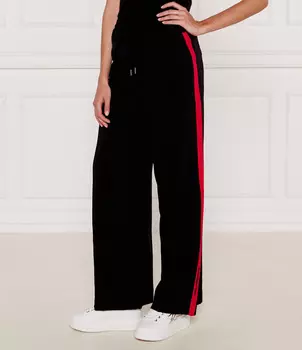Брюки Karl Lagerfeld flare fit, черный